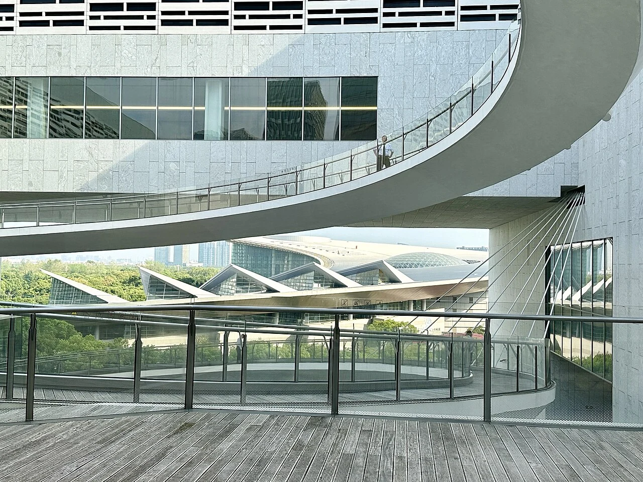 Shanghai Museum East in October 2024; an archival view of the exhibition venue.
