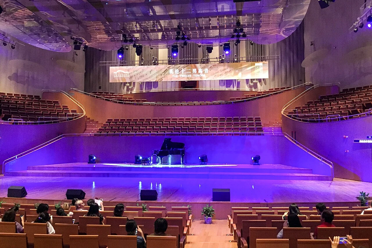 Shanghai Oriental Art Center concert hall interior in 2015